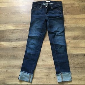 LOFT jean with ankle detail